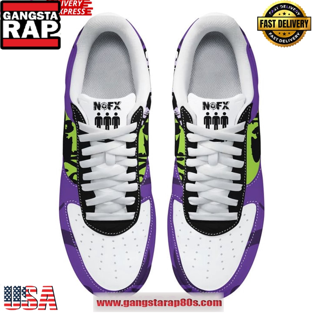 NOFX Band Limited Edition Air Force 1 Sneakers Shoes