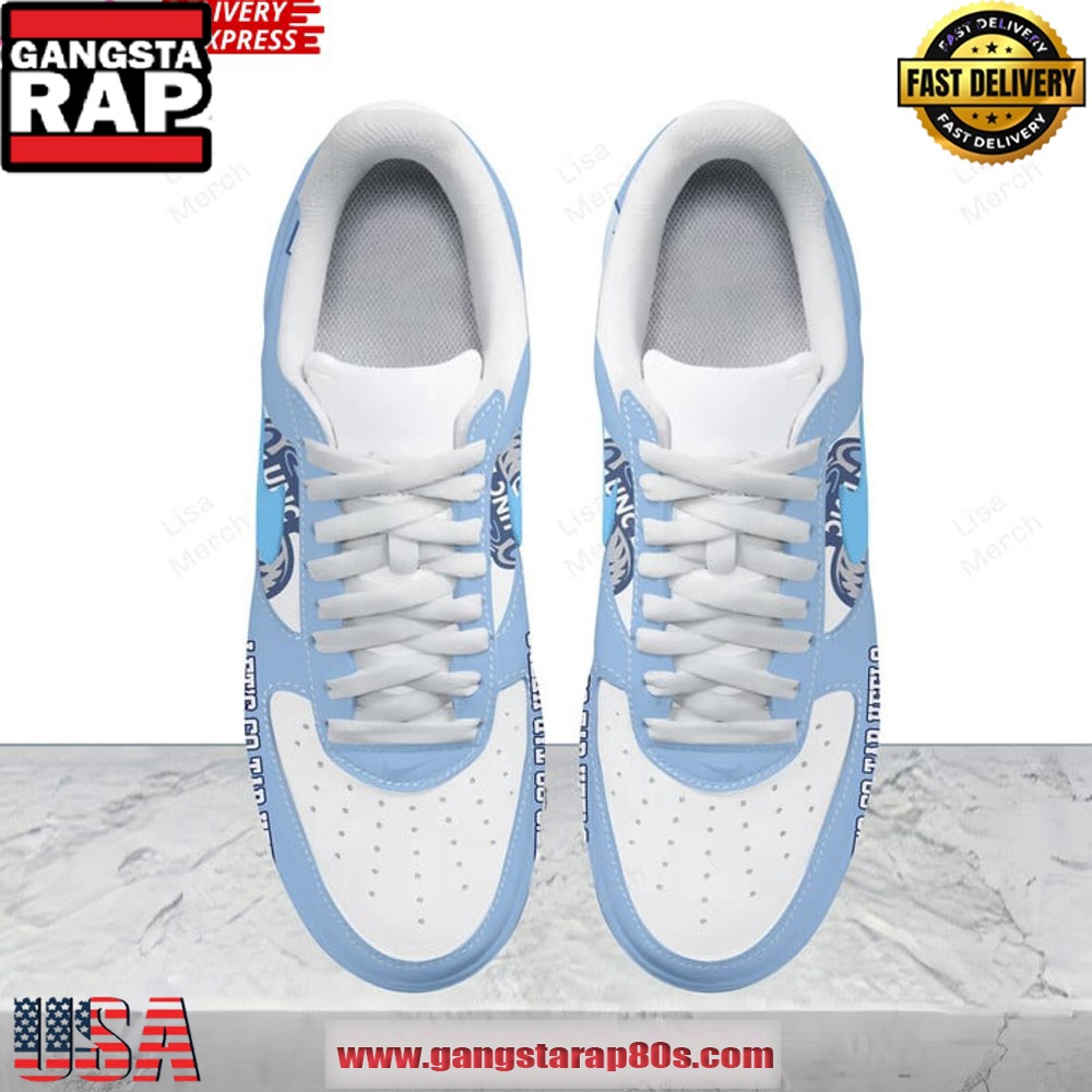 North Carolina Tar Heels Custom Air Force 1 Running Sneakers Shoes North Carolina Tar Heels Custom Air Force 1 Running Sneakers Shoes