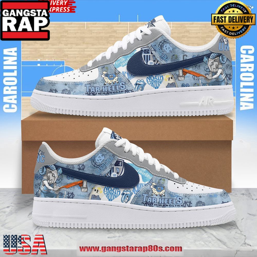 North Carolina Tar Heels Spirit Limited Edition Air Force 1 Sneakers Shoes