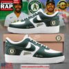 Oakland Athletics Baseball Custom Air Force 1 Running Sneakers Shoes