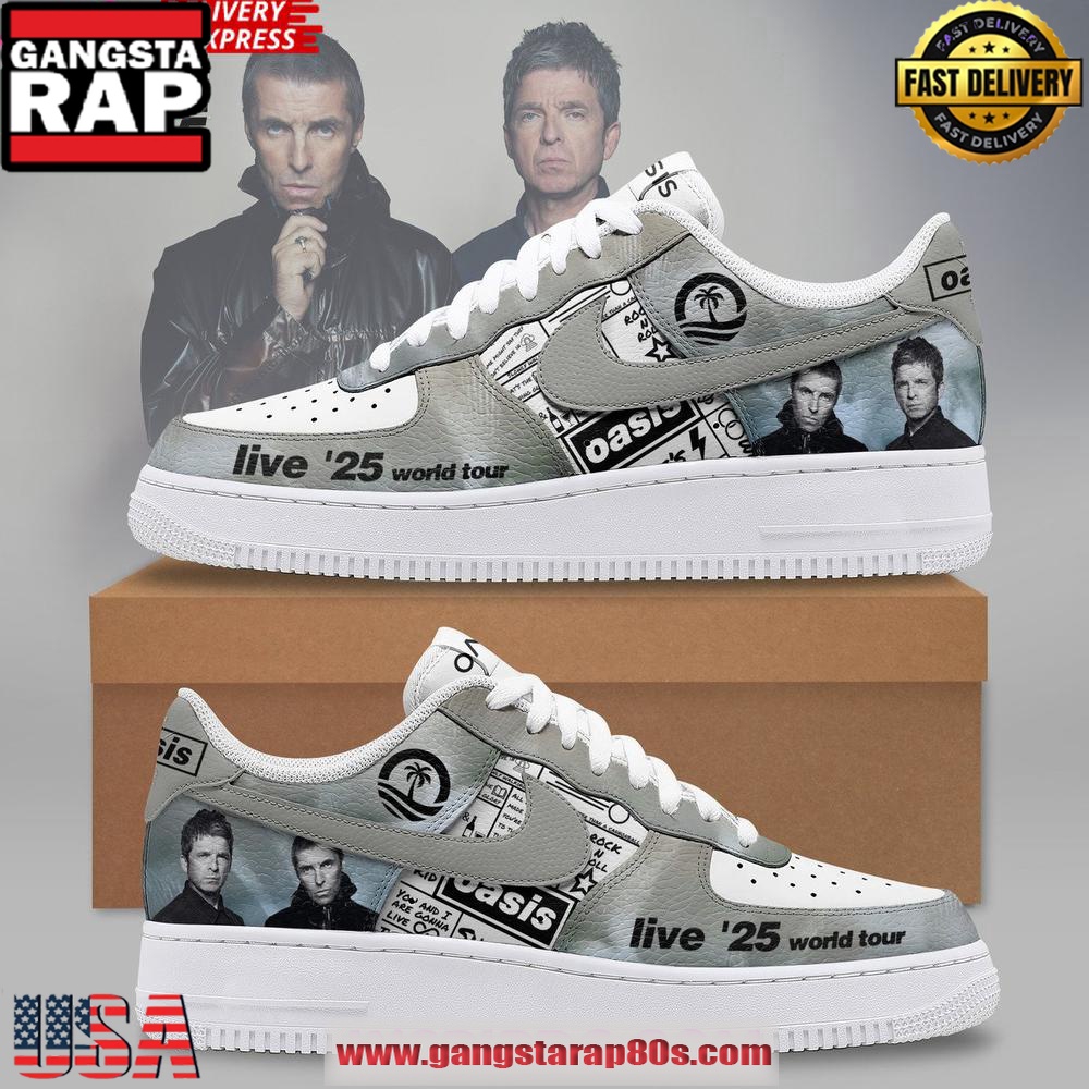 Oasis Live '25 World Tour Limited Nike Air Force 1 Sneakers Shoes