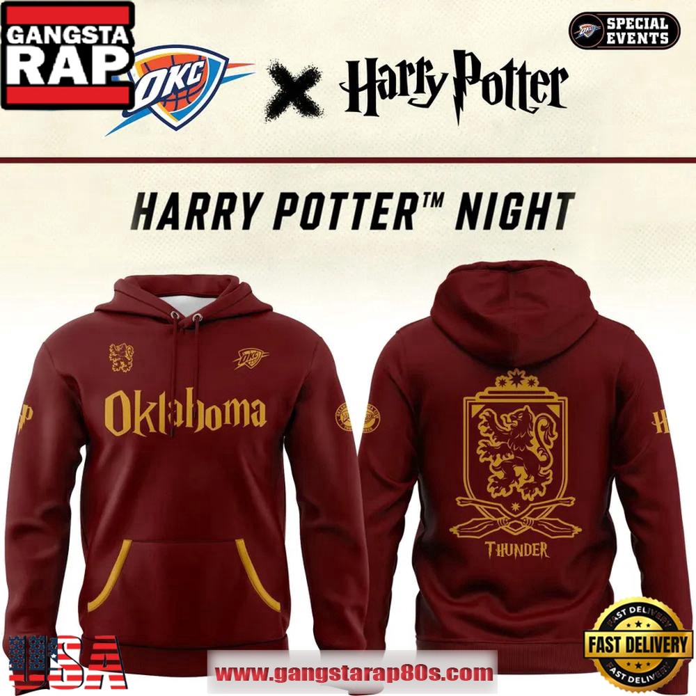 Oklahoma City Thunder Harry Potter Special Edition Unisex Hoodie
