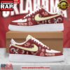 Oklahoma Sooners Spirit Limited Edition Air Force 1 Running Sneakers Shoes 8 Oklahoma Sooners Spirit Limited Edition Nike Air Force 1 Running Sneakers Shoes