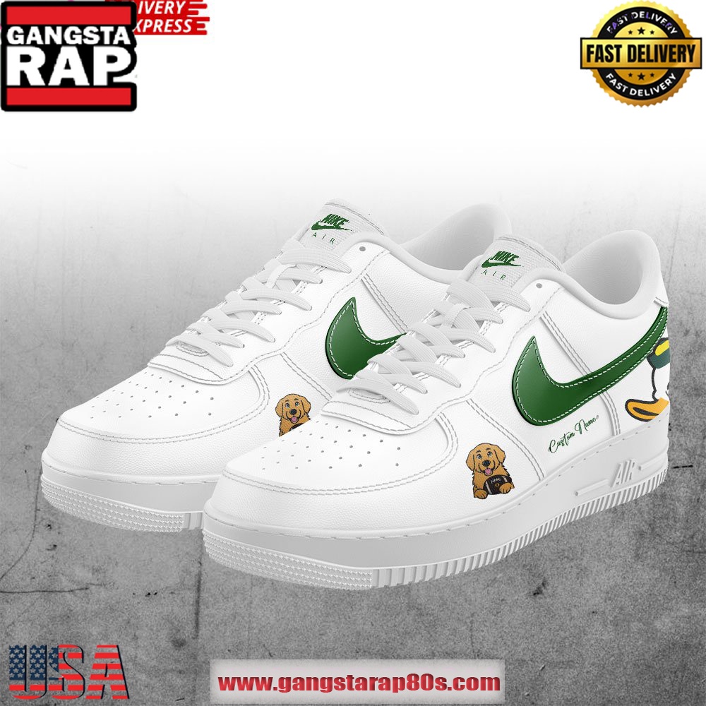 Oregon Ducks x Ben Herbstreit Limited Edition Air Force 1 Sneakers Shoes Oregon Ducks x Ben Herbstreit Limited Edition Air Force 1 Sneakers Shoes