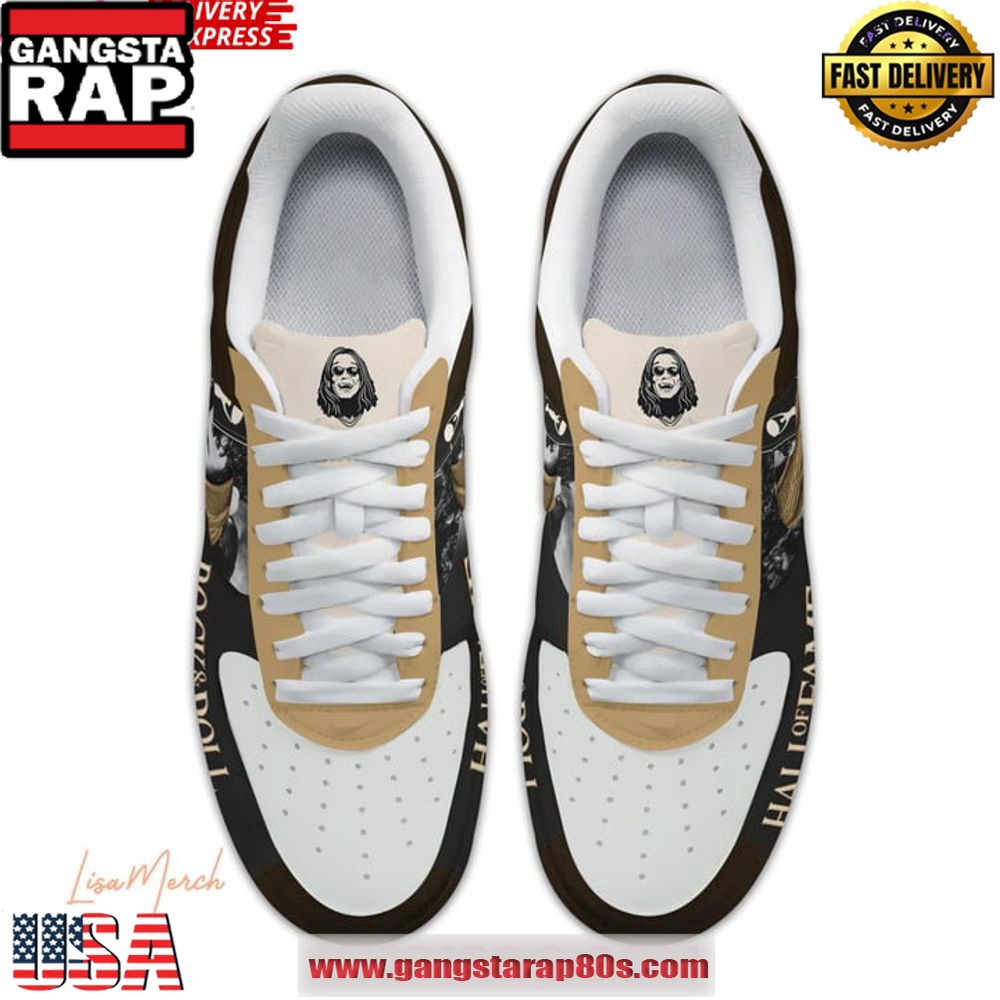 Ozzy Osbourne Rock & Roll Hall of Fame Limited Air Force 1 Sneakers Shoes Ozzy Osbourne Rock & Roll Hall of Fame Limited Air Force 1 Sneakers Shoes