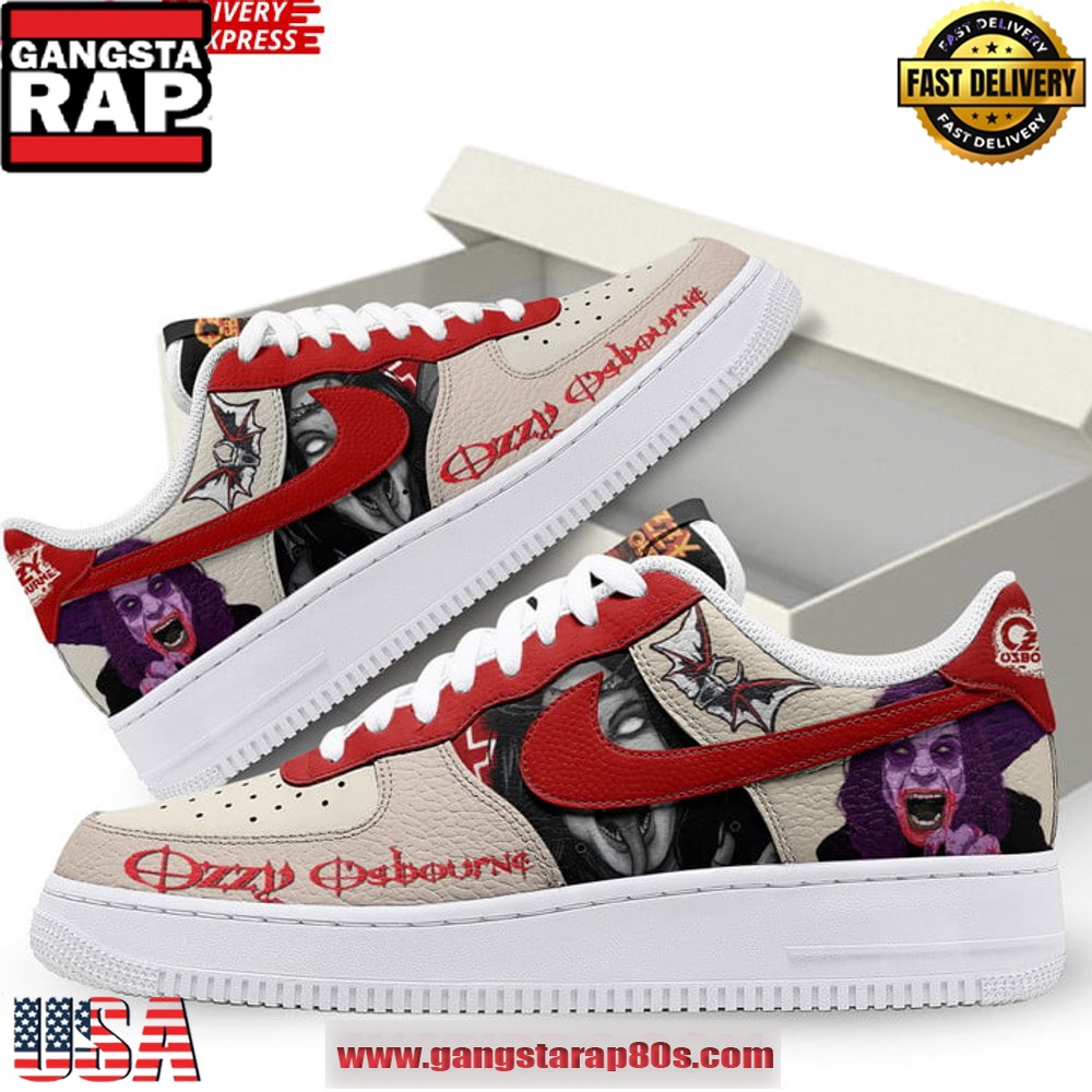 Ozzy Osbourne Vampires Limited Edition Air Force 1 Running Sneakers