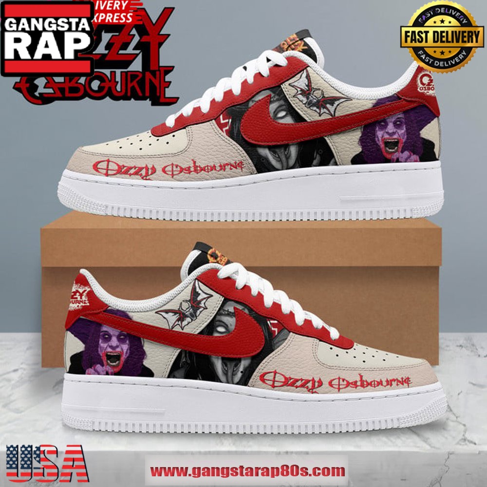 Ozzy Osbourne Vampires Limited Edition Air Force 1 Running Sneakers