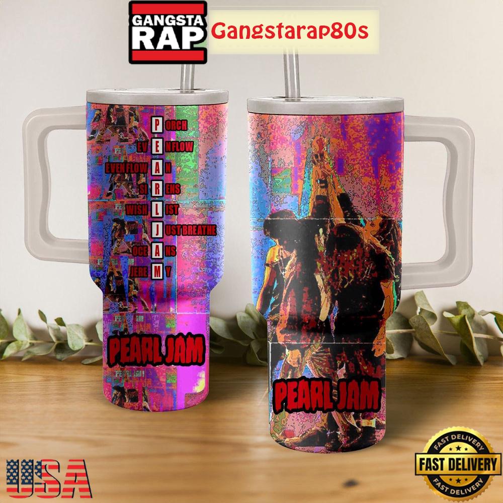 Pearl Jam Loyal Fan Tumbler Cup 40oz