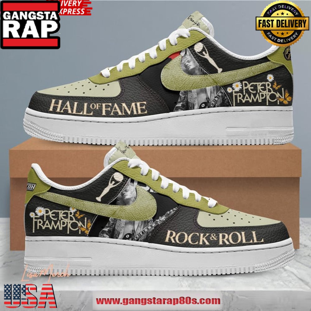 Peter Frampton Rock & Roll Hall of Fame Limited Air Force 1 Running Sneakers