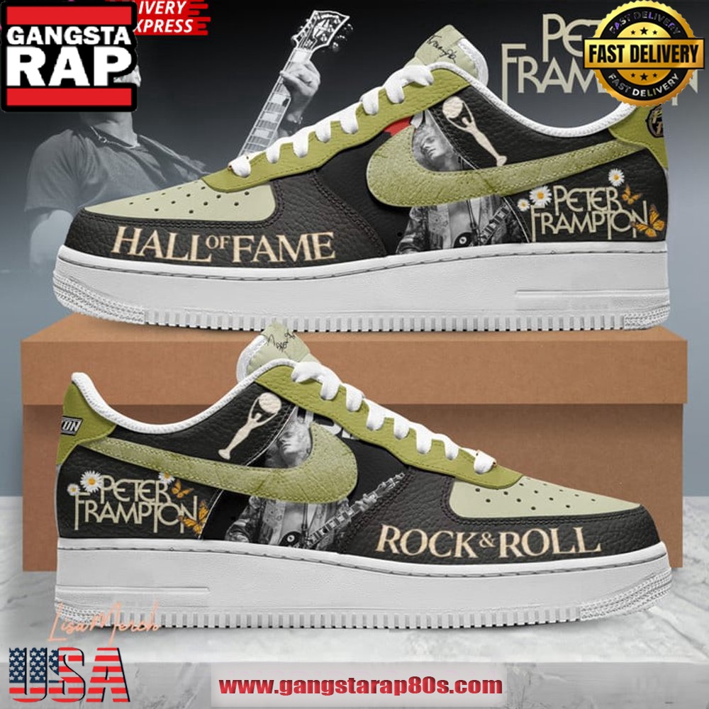 Peter Frampton Rock & Roll Hall of Fame Limited Air Force 1 Running Sneakers