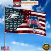 Philadelphia Eagles And Phillies House Garden Flag 2 Philadelphia Eagles And Phillies House Garden Flag