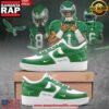 Philadelphia Eagles Kelly Green Custom Air Force 1 Running Sneakers 7 Philadelphia Eagles Kelly Green Custom Air Force 1 Running Sneakers