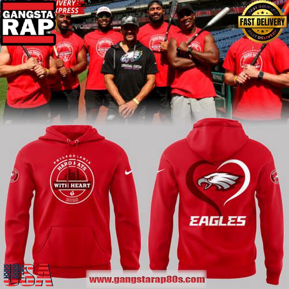 Philadelphia Eagles x Hard Hats With Heart 2025 Special Unisex Hoodie