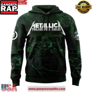 Philadelphia Eagles x Metallica M72 Word Tour 2025 Limited Unisex Hoodie