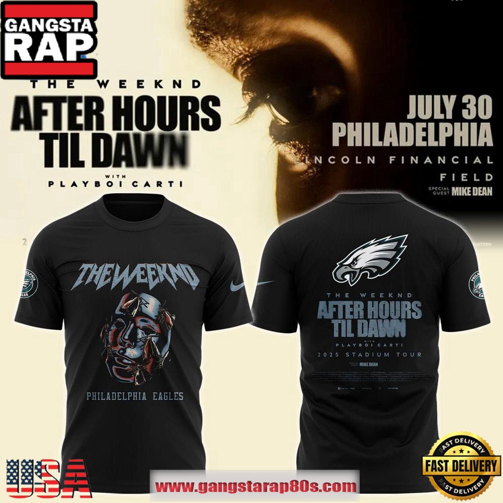 Philadelphia Eagles x The Weeknd After Hours Til Dawn 2025 Unisex T Shirt