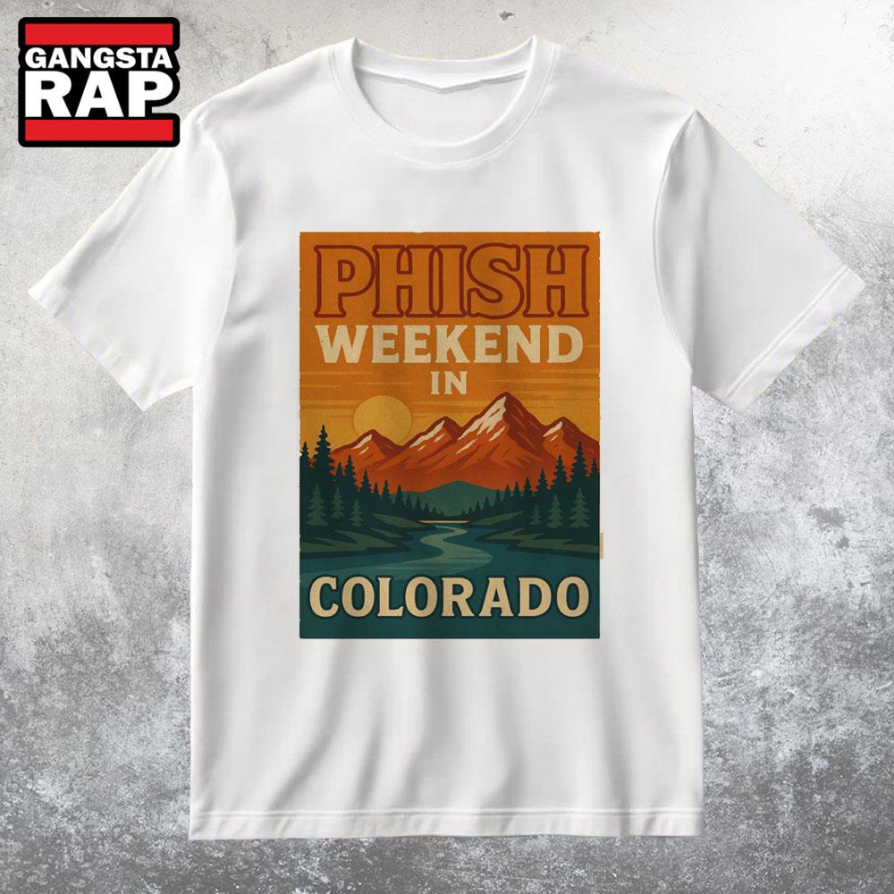 Phish Jul 3-5 2025 In Boulder CO Tour T Shirt