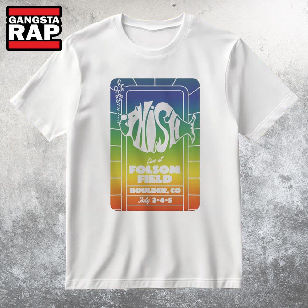 Phish On Jul 3-5 2025 In Boulder CO Tour T Shirt