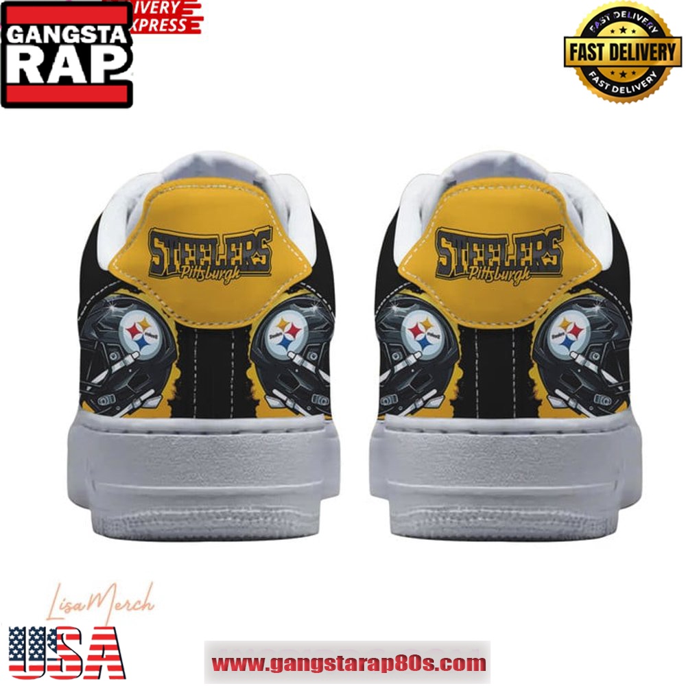Pittsburgh Steelers Here We Go Air Force 1 Running Sneakers Shoes Pittsburgh Steelers Here We Go Air Force 1 Running Sneakers Shoes