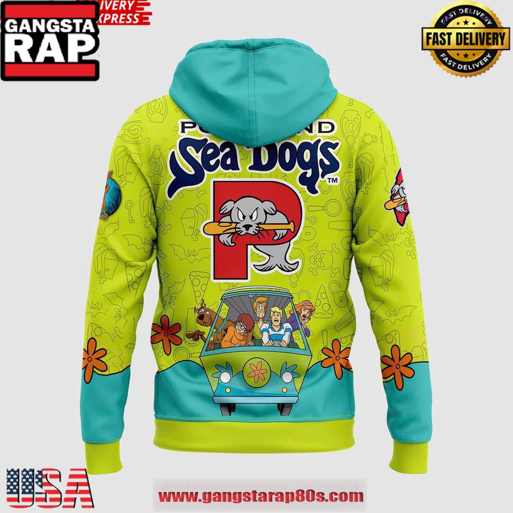 Portland Sea Dogs Scooby-Doo Day 2025 All Over Print Hoodie Portland Sea Dogs Scooby-Doo Day 2025 All Over Print Hoodie