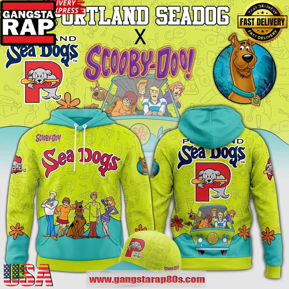 Portland Sea Dogs Scooby-Doo Day 2025 All Over Print Hoodie Portland Sea Dogs Scooby-Doo Day 2025 All Over Print Hoodie