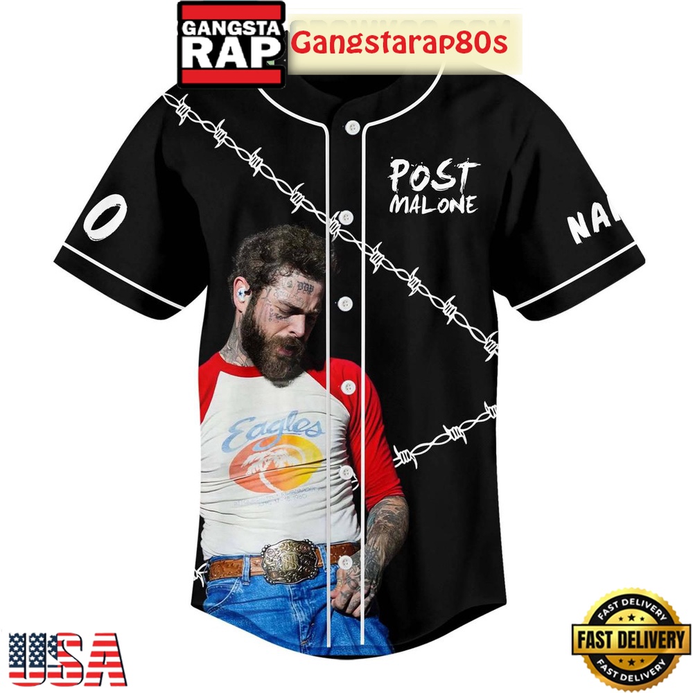 Post Malone Should've Been A Cowboy 2025 Baseball Jersey