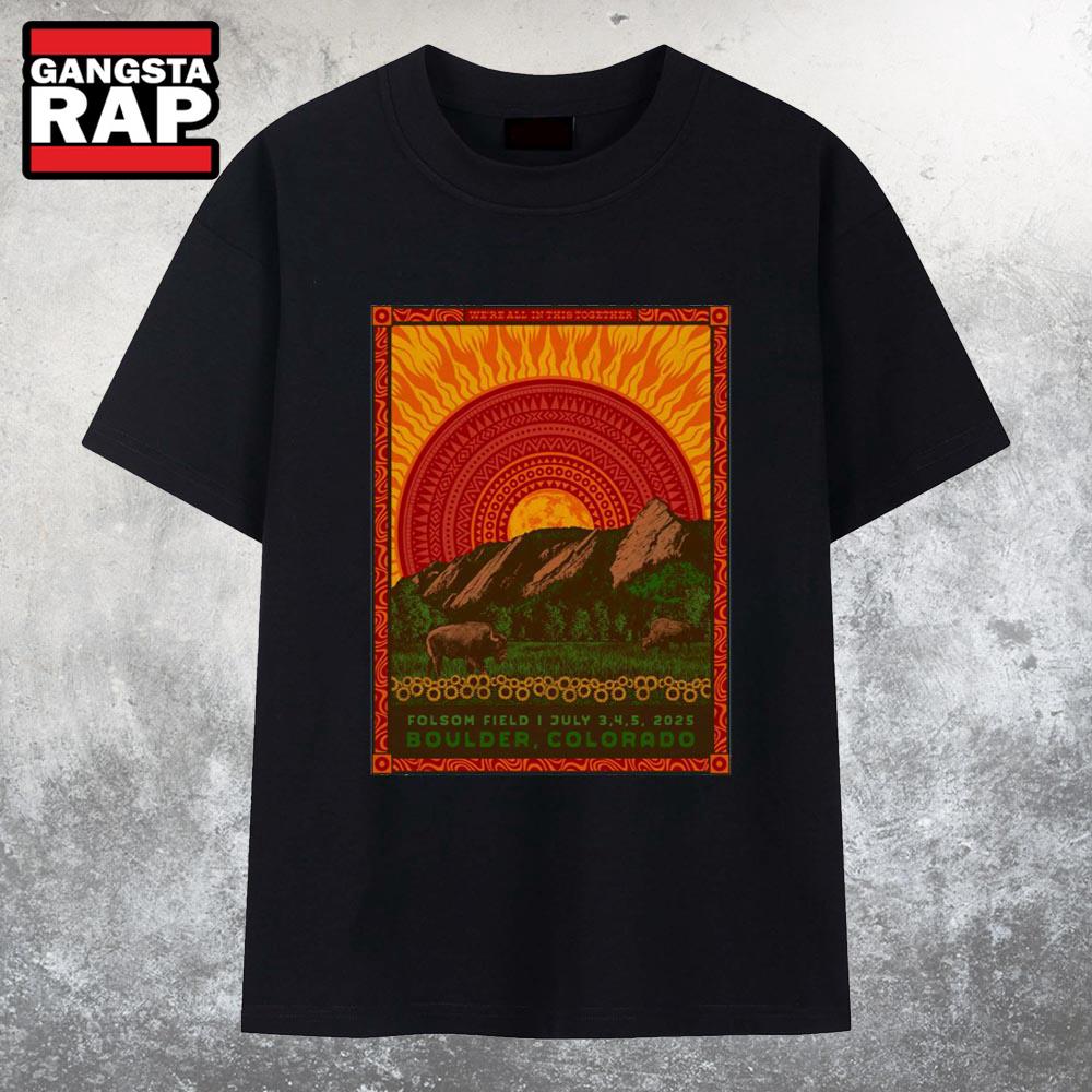 Poster Phish In Boulder CO July 3 4 5 2025 T Shirt Poster Phish In Boulder CO July 3 4 5 2025 T Shirt