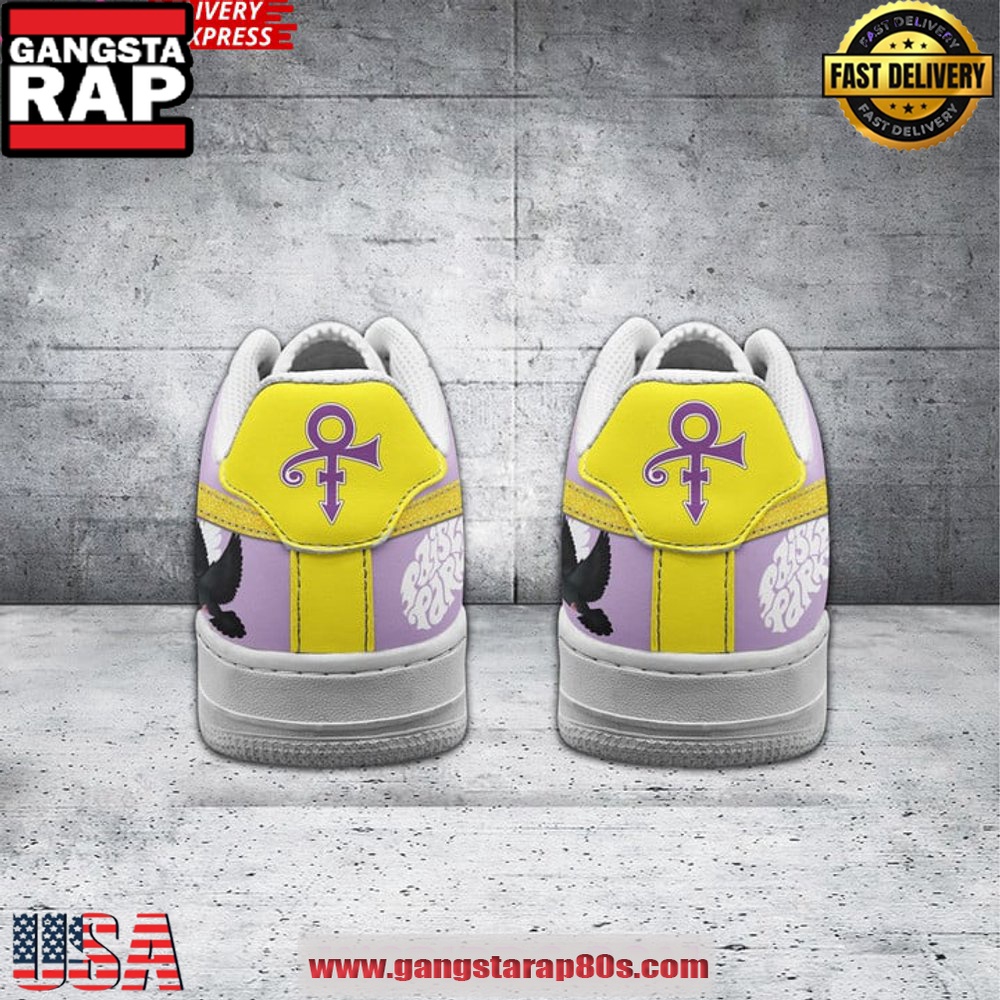 Prince Paisley Park Special Edition Air Force 1 Sneakers Shoes