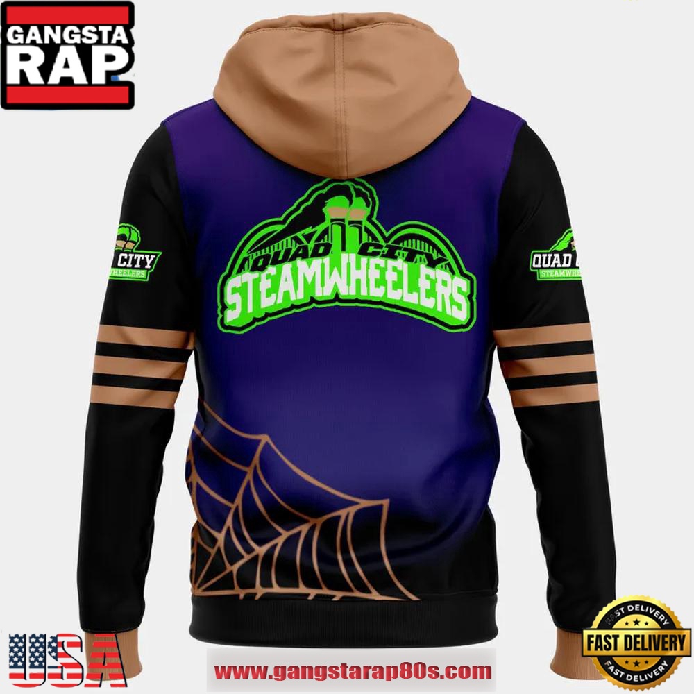 Quad City Steamwheelers Halloween Night Special Edition Unisex Hoodie Quad City Steamwheelers Halloween Night Special Edition Unisex Hoodie