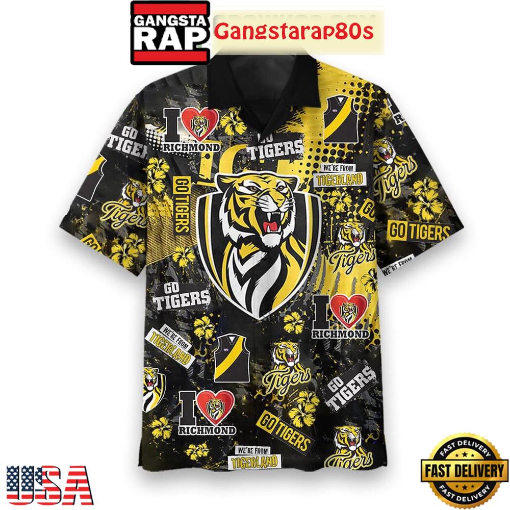 Richmond Football Go Tigers Aloha Hawaiian Shirt Richmond Football Go Tigers Aloha Hawaiian Shirt