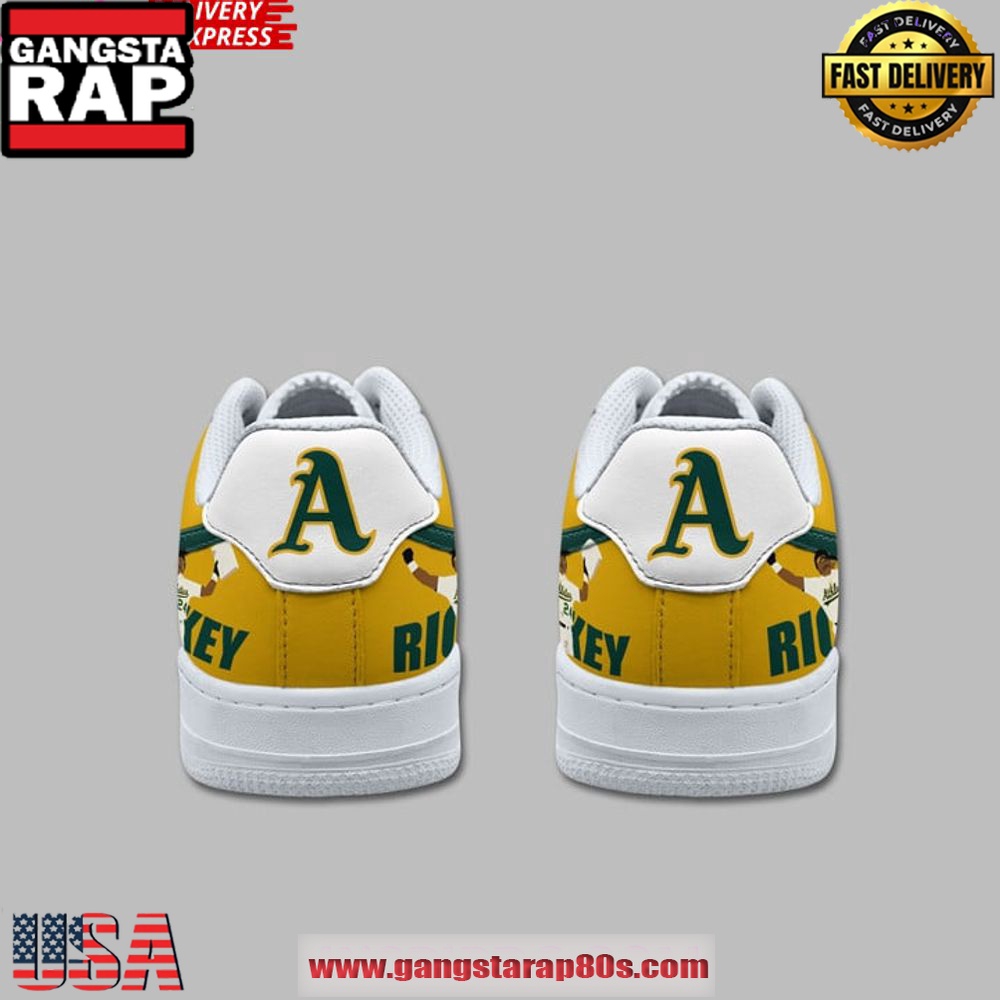 Rickey Henderson Limited Edition Air Force 1 Shoes Running Sneakers Rickey Henderson Limited Edition Air Force 1 Shoes Running Sneakers