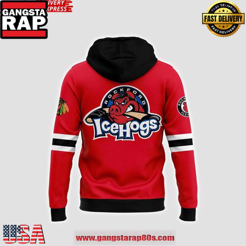 Rockford IceHogs Calder Cup Playoffs 2025 Unisex Hoodie Rockford IceHogs Calder Cup Playoffs 2025 Unisex Hoodie
