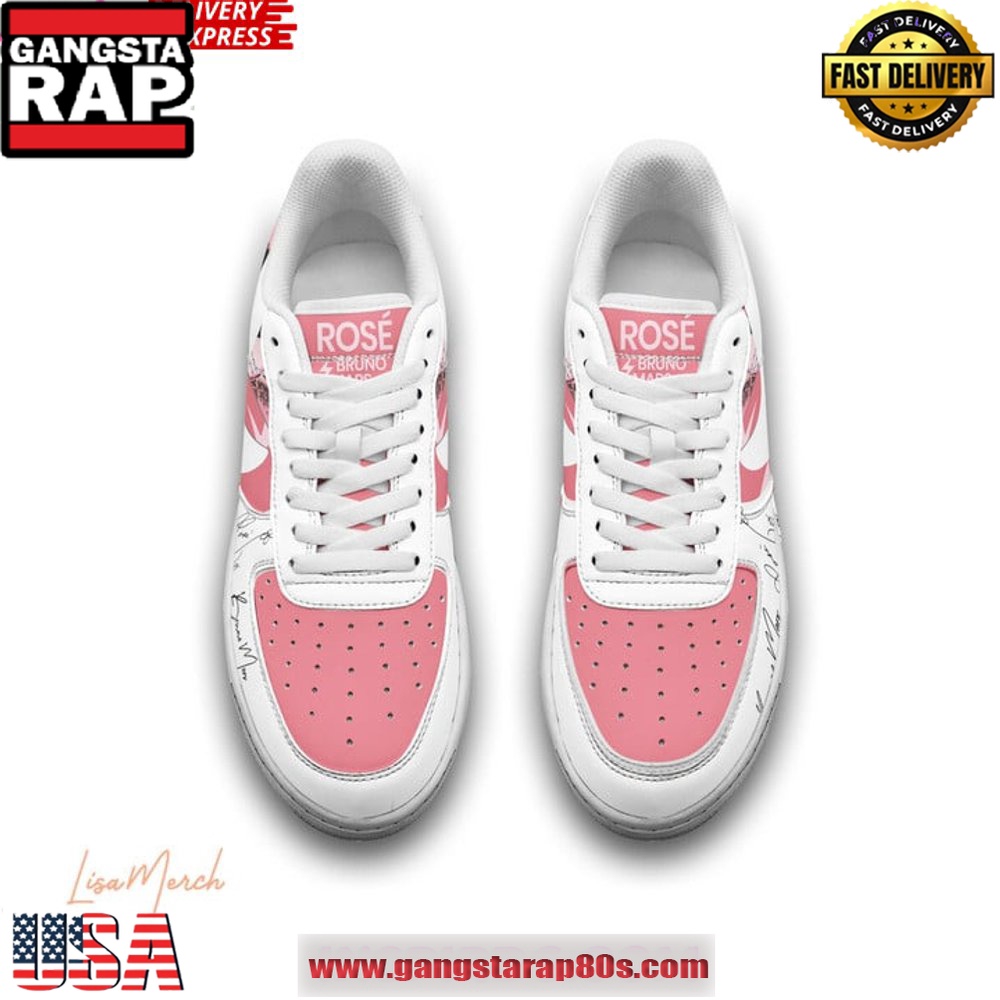 Ros? & Bruno Mars APT Limited Edition Air Force 1 Sneakers Shoes Ros? & Bruno Mars APT Limited Edition Air Force 1 Sneakers Shoes