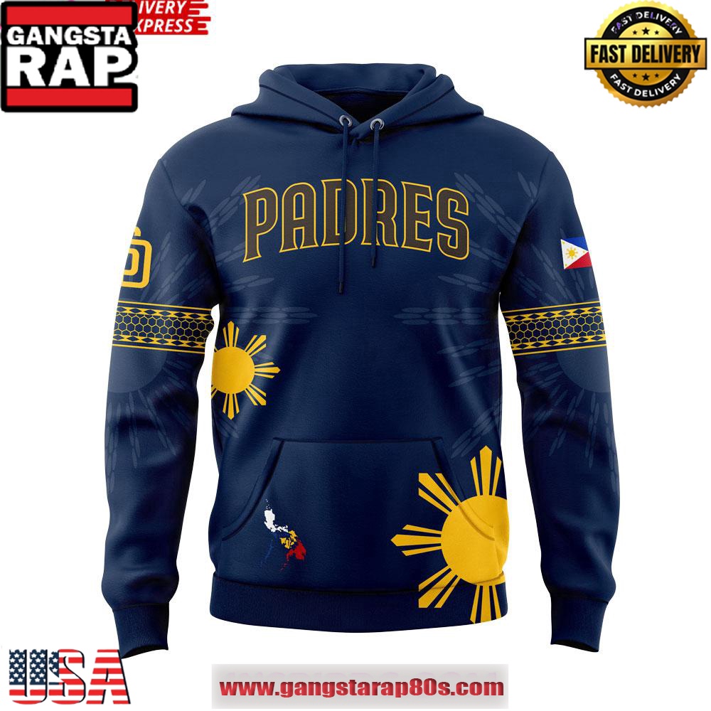 San Diego Padres Filipino Heritage Night 2025 Edition Unisex Hoodie