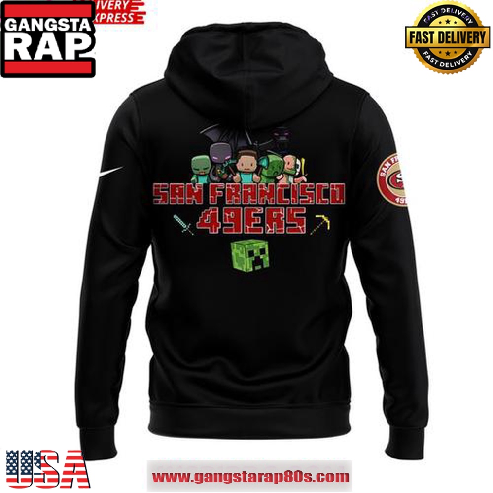 San Francisco 49ers 2025 NFL Minecraft Game Special Limited Edition Unisex Hoodie San Francisco 49ers 2025 NFL Minecraft Game Special Limited Edition Unisex Hoodie