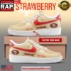 San Francisco 49ers Strawberry Waffle Limited Edition Air Force 1 Shoes Running Sneakers 3 San Francisco 49ers Strawberry Waffle Limited Edition Air Force 1 Shoes Running Sneakers