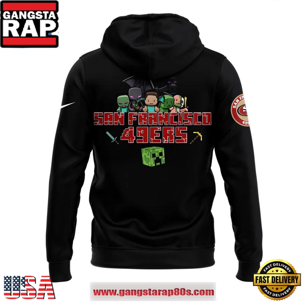 San Francisco 49ers x Minecraft Special Edition Unisex Hoodie San Francisco 49ers x Minecraft Special Edition Unisex Hoodie