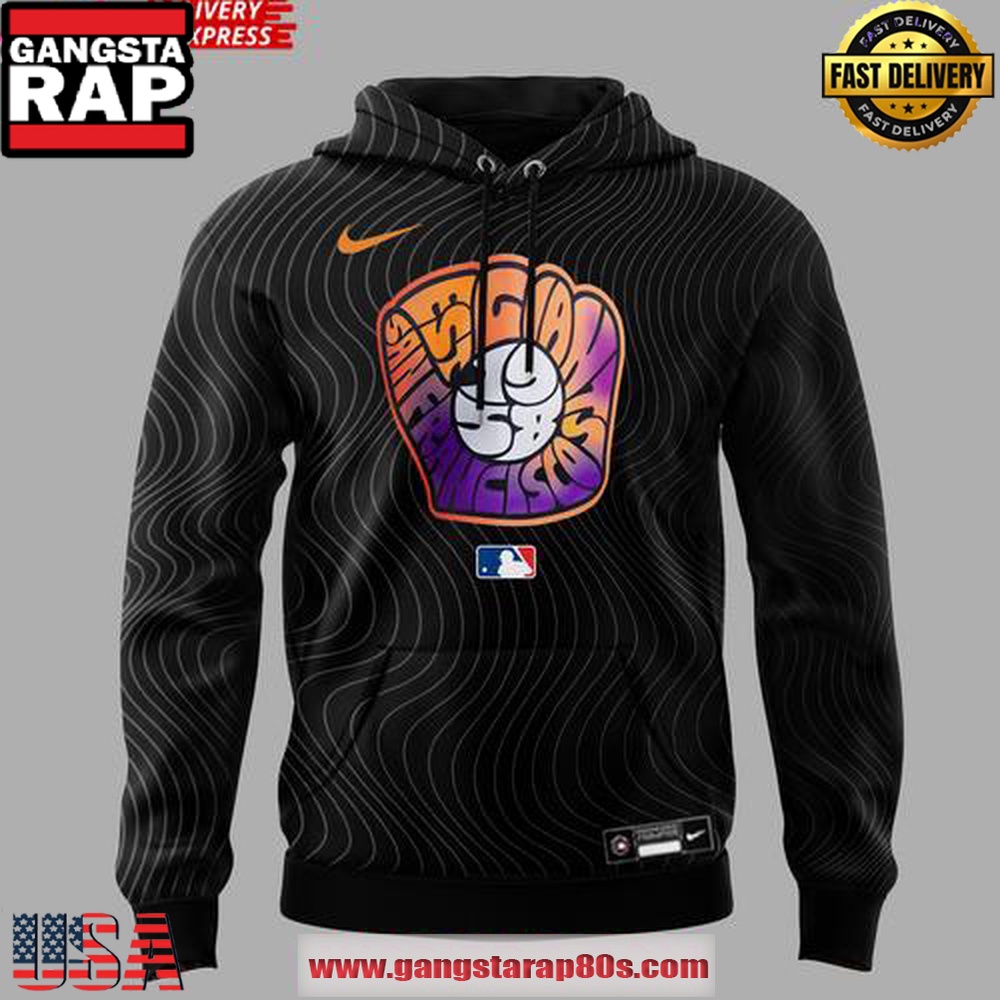 San Francisco Giants Nike Anthracite 2025 City Connect Special Unisex Hoodie