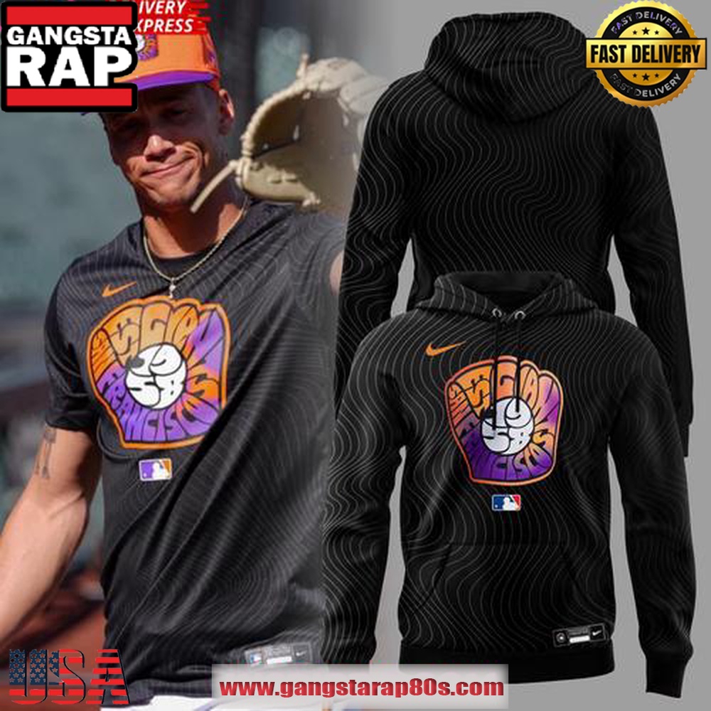 San Francisco Giants Nike Anthracite 2025 City Connect Special Unisex Hoodie