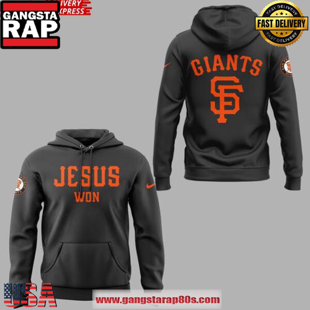 San Francisco Giants x Jesus Won 2025 Special Limited Edition Unisex Hoodie
