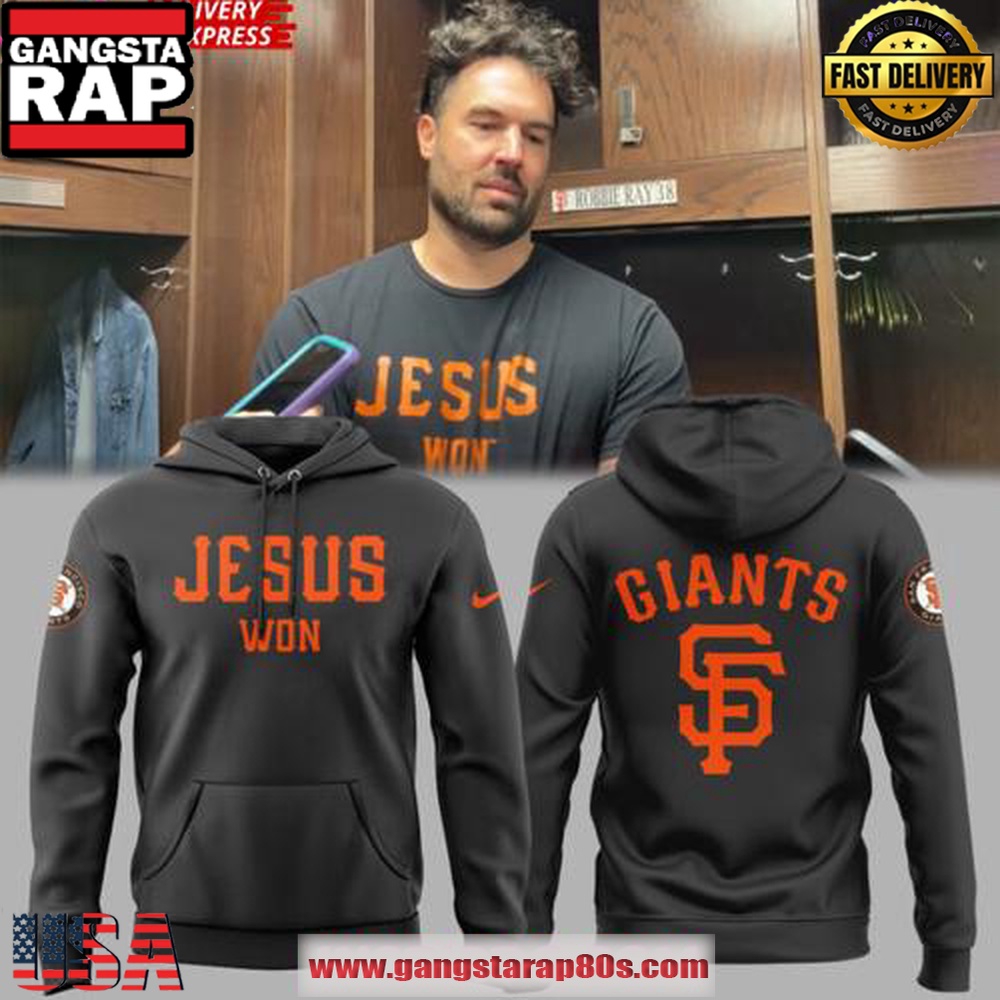 San Francisco Giants x Jesus Won 2025 Special Limited Edition Unisex Hoodie San Francisco Giants x Jesus Won 2025 Special Limited Edition Unisex Hoodie