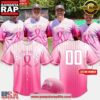Schaumburg Boomers Breast Cancer Awareness Night 2025 Custom Baseball Jersey