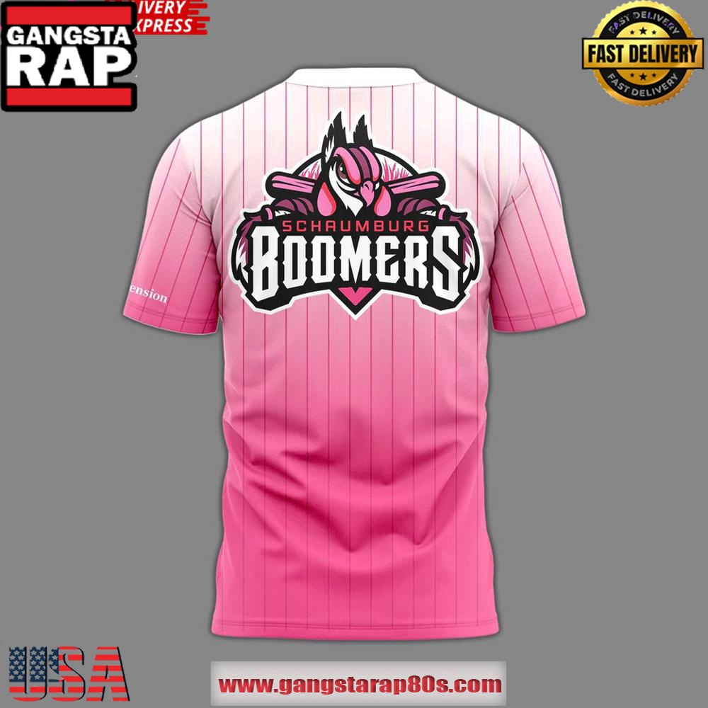 Schaumburg Boomers Breast Cancer Awareness Night 2025 T Shirt Schaumburg Boomers Breast Cancer Awareness Night 2025 T Shirt