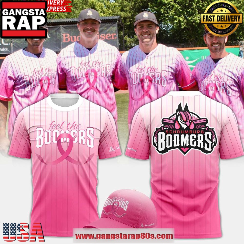 Schaumburg Boomers Breast Cancer Awareness Night 2025 T-Shirt