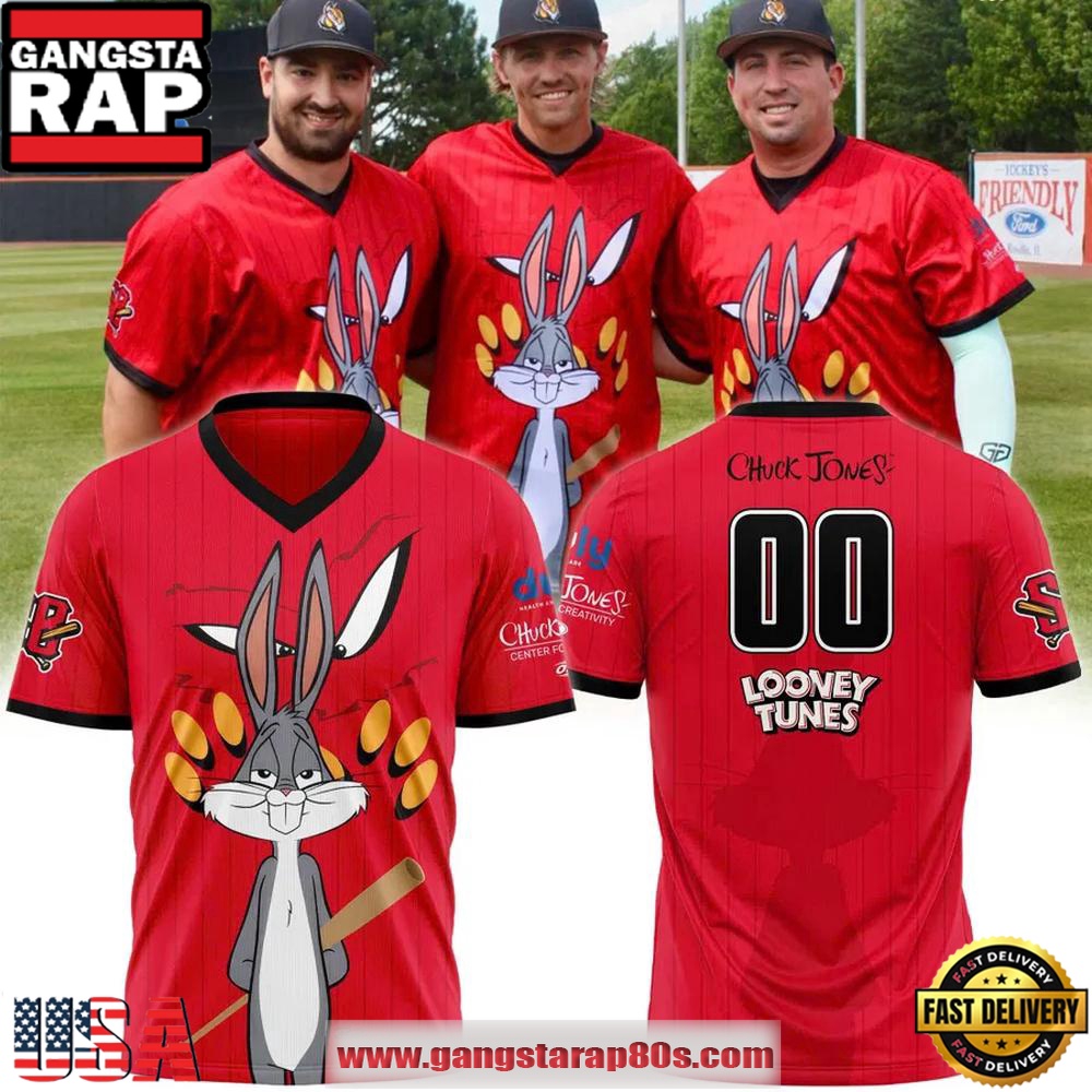 Schaumburg Boomers x Chuck Jones Looney Tunes Limited Edition Custom Football Jersey Schaumburg Boomers x Chuck Jones Looney Tunes Limited Edition Custom Football Jersey