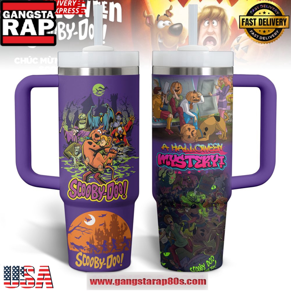 Scooby-Doo Halloween Mystery Stanley Tumbler Cup 40oz Scooby-Doo Halloween Mystery Stanley Tumbler Cup 40oz