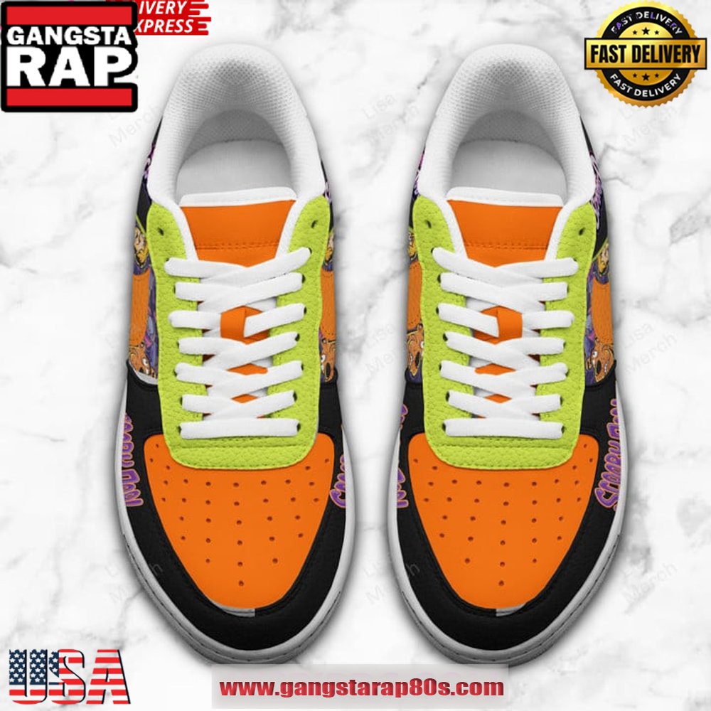 Scooby-Doo Scoobtober Limited Edition Air Force 1 Sneakers Shoes Scooby-Doo Scoobtober Limited Edition Air Force 1 Sneakers Shoes