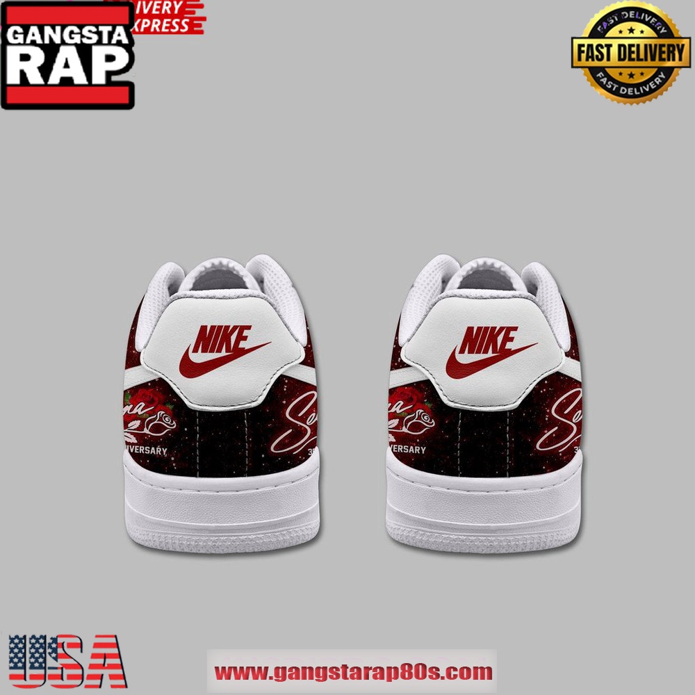 Selena Quintanilla 30th Anniversary Memorial Special Air Force 1 Running Sneakers Shoes Selena Quintanilla 30th Anniversary Memorial Special Air Force 1 Running Sneakers Shoes