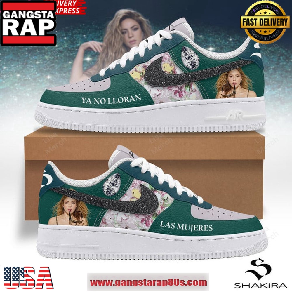 Shakira Limited Edition Air Force 1 Running Sneakers Shoes Shakira Limited Edition Air Force 1 Running Sneakers Shoes