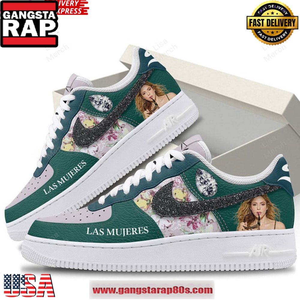 Shakira Limited Edition Air Force 1 Running Sneakers Shoes Shakira Limited Edition Air Force 1 Running Sneakers Shoes