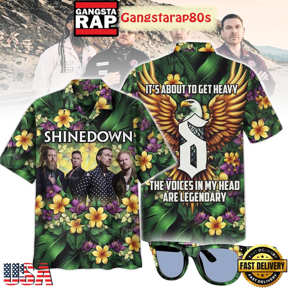 Shinedown It's About To Get Heavy The Voices In My Head Are Legendary Aloha Hawaiian Shirt Shinedown It's About To Get Heavy The Voices In My Head Are Legendary Aloha Hawaiian Shirt